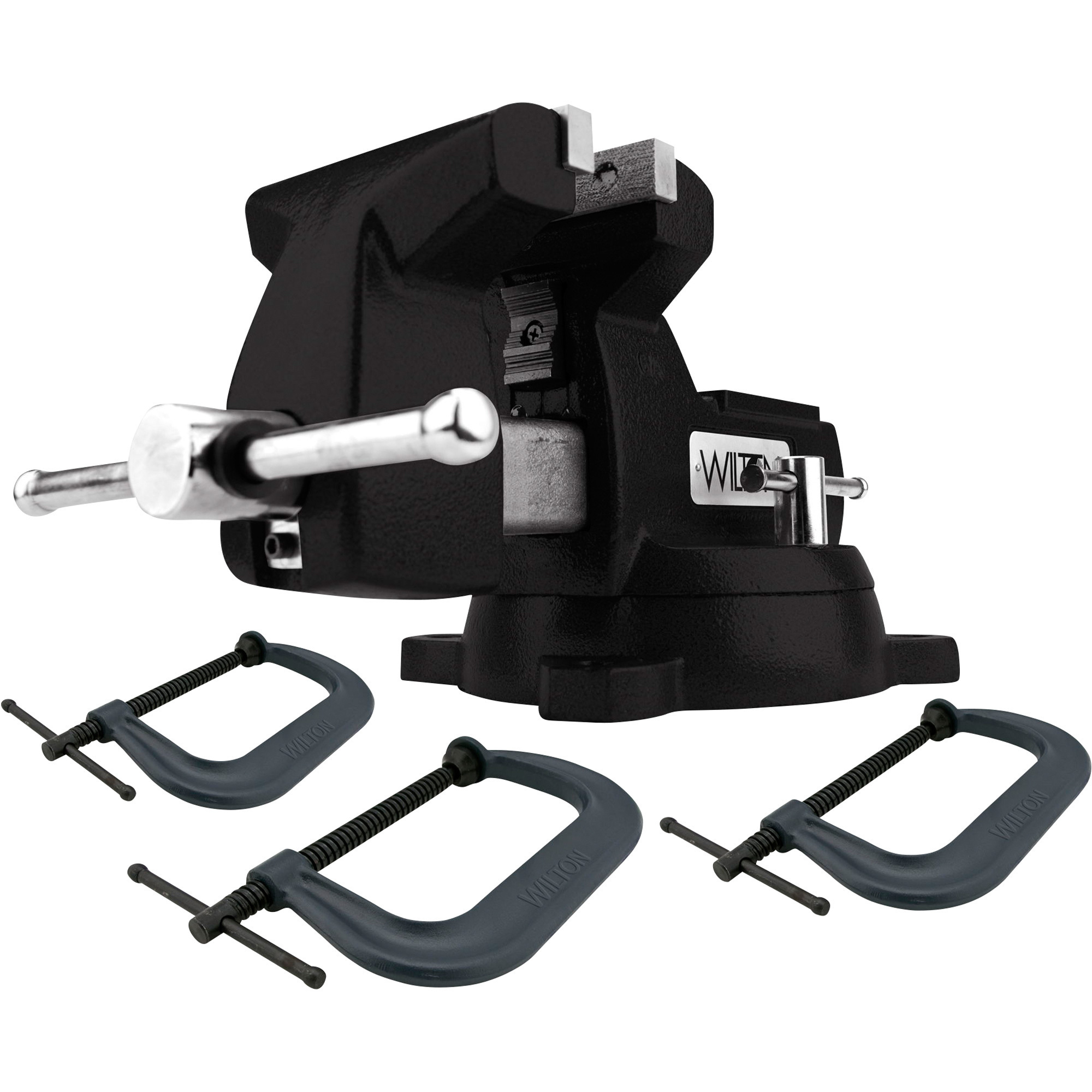 Wilton Holding Strong Mechanic's Vise and C-Clamp Kit, Model# 21500K